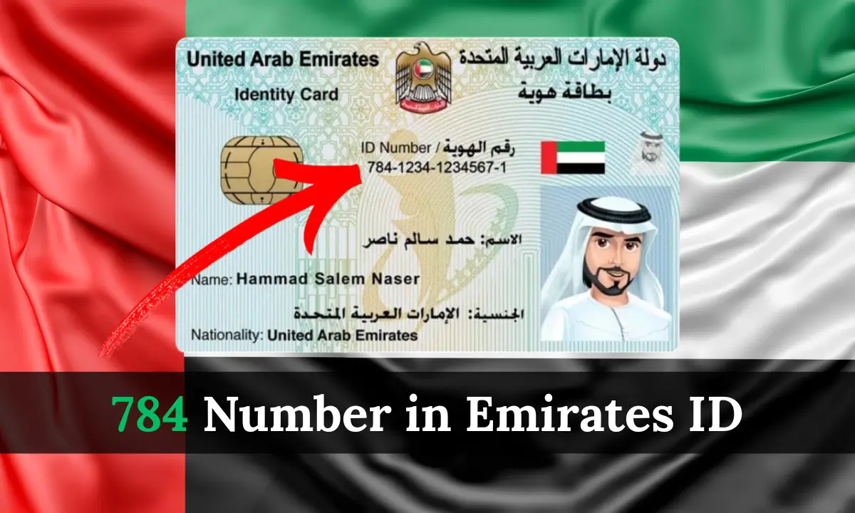 784 Number in Emirates ID