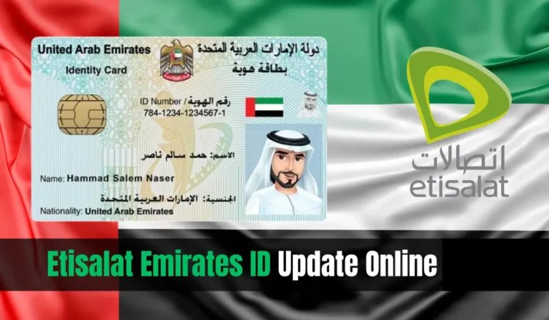 Etisalat Emirates ID Update Online 2026